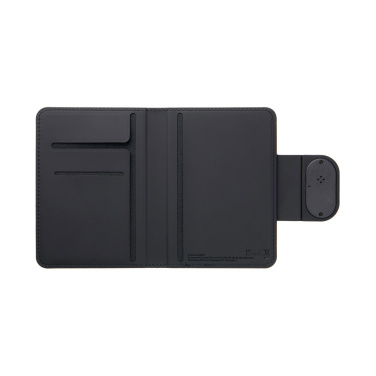 Logo trade promotional merchandise picture of: VINGA Baltimore RCS Passport Cover With Finder Dual