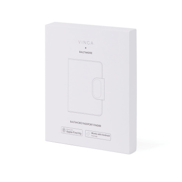 Logo trade corporate gifts picture of: VINGA Baltimore RCS Passport Cover With Finder Dual
