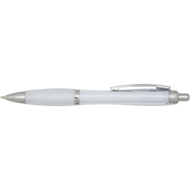 Logo trade promotional giveaway photo of: Nash RCS recycled plastic ballpoint pen (blue ink)