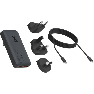 Logotrade promotional merchandise picture of: Xtorm 65W fast travel charger with cable and travel case set