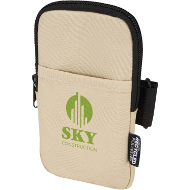 Logotrade promotional giveaway picture of: Byron GRS recycled bottle pouch