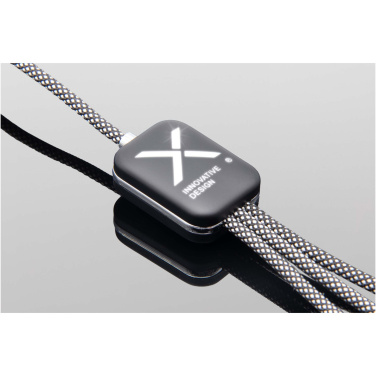 Logotrade corporate gift image of: SCX.design C33 60W Type-C charging cable with dual light-up logo