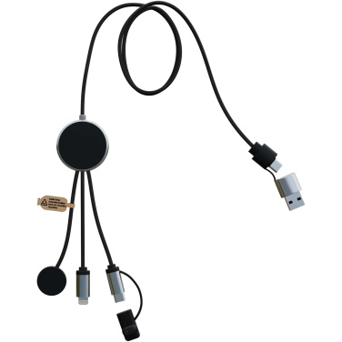 Logo trade promotional items picture of: SCX.design C34 7-in-1 smartwatch charging cable