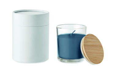 Logo trade promotional items image of: Vanilla fragranced candle