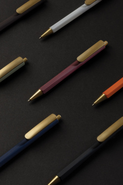 Logo trade advertising products image of: EDGE RCS three-sided pen luxury