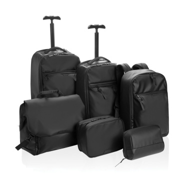 Logo trade promotional items image of: Swiss Peak OSLO RCS Wheeled Duffel backpack  cabin proof