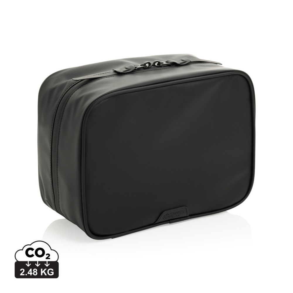 Logo trade promotional giveaway photo of: Swiss Peak OSLO RCS Multifunctional Toiletry Pouch