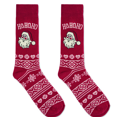 Logo trade promotional product photo of: Pair of Christmas socks L