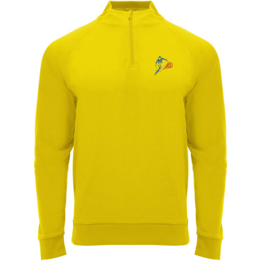 Logo trade promotional gift photo of: Epiro long sleeve unisex quarter zip sweatshirt