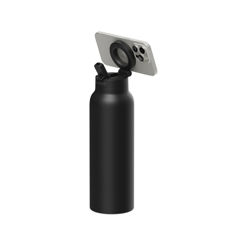 Logo trade advertising product photo of: RINGO Pro MagSafe® Waterbottle w Magnetic Booster Ring 710ML