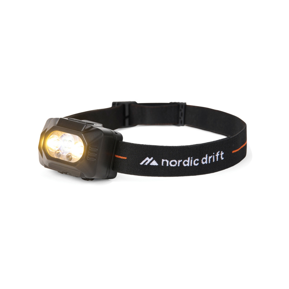 Logo trade promotional products image of: Nordic Drift Everest high performance dual battery headtorch
