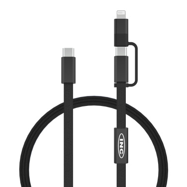 Logotrade promotional item image of: Arc RCS 60W 120 cm 2-in-1 fast charging cable