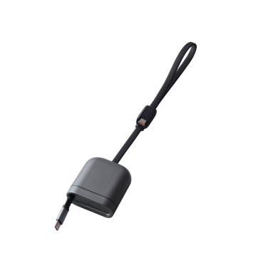 Logo trade promotional giveaway photo of: Spira RCS recycled retractable 100W fast charging cable