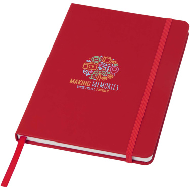 Logo trade business gifts image of: Spectrum A5 notebook with blank pages