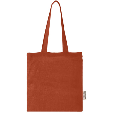 Logo trade promotional gift photo of: Madras 140 g/m2 GRS recycled cotton tote bag 7L