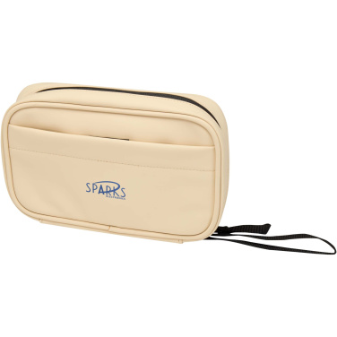 Logo trade promotional products image of: Resi Plus GRS recycled tech pouch 1L