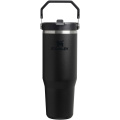 Stanley IceFlow™ 2.0 890 ml insulated stainless steel tumbler with flip straw, Black
