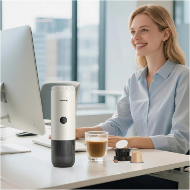 Logo trade promotional giveaways image of: Prixton Roma portable coffee maker