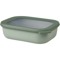 Mepal Cirqula 1000 ml rectangular multi-bowl, Sage green