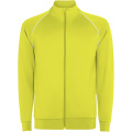 Valier full zip men's sweatshirt, Fluor Yellow