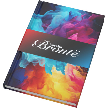 Logotrade corporate gift picture of: Novella Brontë A5 recycled hard cover notebook - 100 sheets