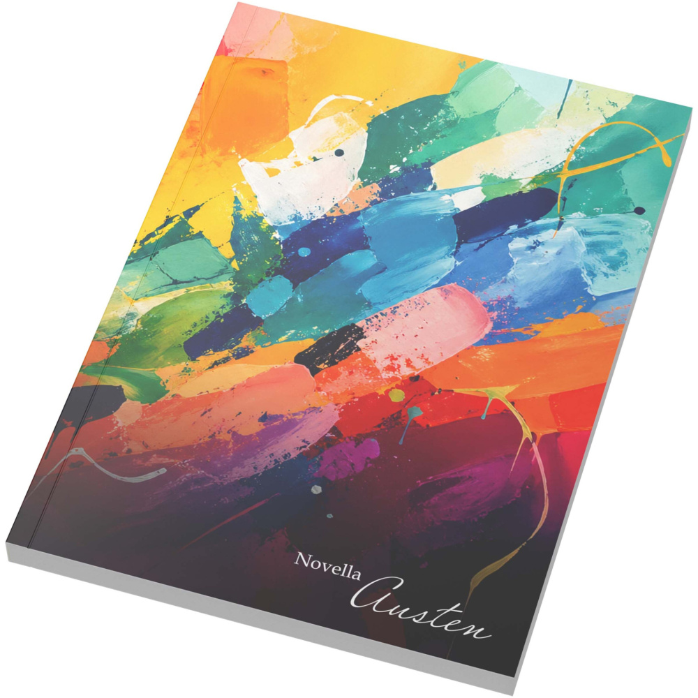 Logotrade advertising product picture of: Novella Austen A5 soft cover notebook - 100 lined sheets