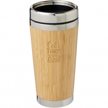 Logotrade meened pilt: Termokruus 450 ml bambusest välispinnaga