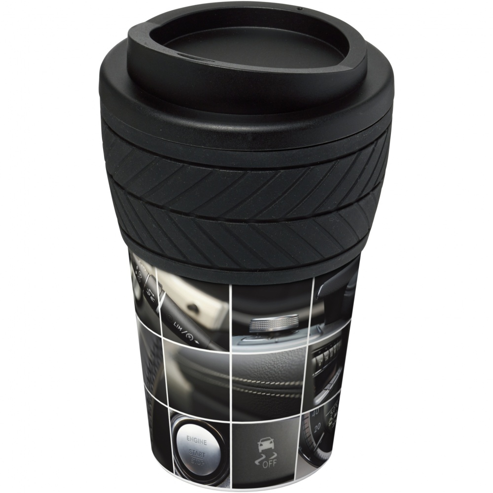 Logo trade firmakingituse pilt: Brite-Americano® 350 ml joogitops rehvi imitatsiooniga
