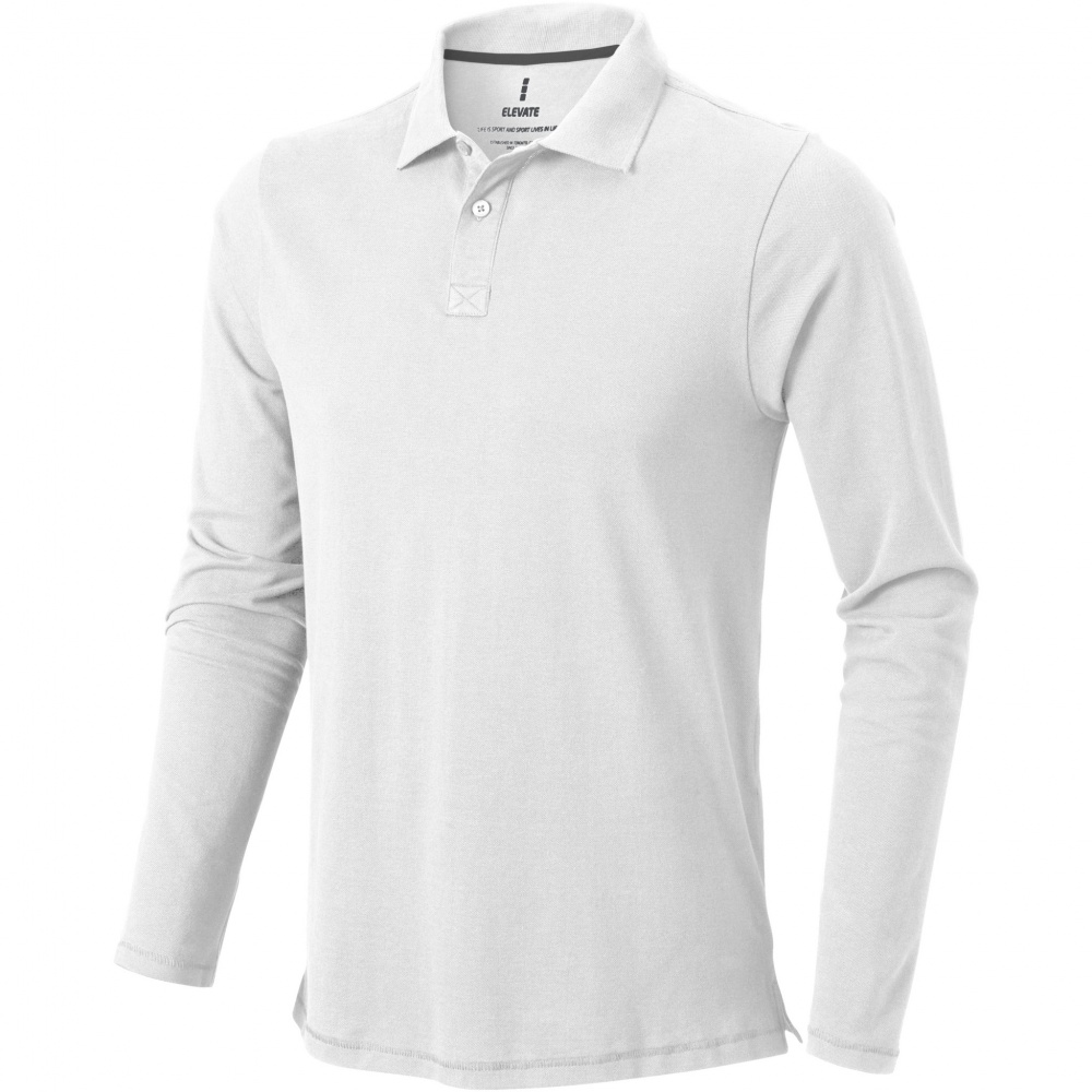 Logotrade firmakingituse foto: Oakville'i pikkade varrukatega meeste polo