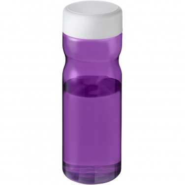 Logo trade reklaamtoote pilt: H2O Active® Eco Base 650 ml keeratava korgiga veepudel
