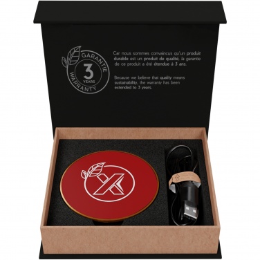 Logotrade meened pilt: SCX.design W13 10W puidust juhtmevaba laadimisjaam