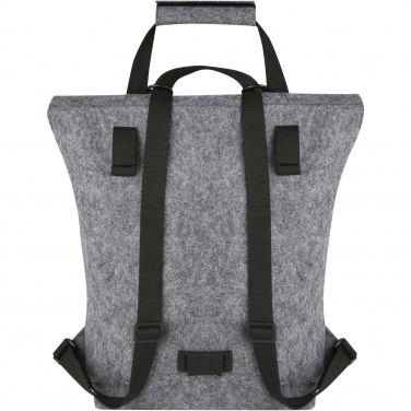 Logotrade meened pilt: Felta GRS taaskasutatud vildist roll-top rattakott 13L