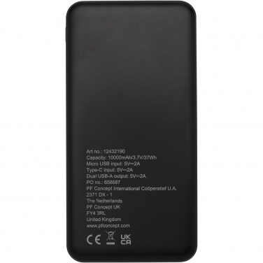 Logotrade firmakingi foto: Loop 10 000 mAh taaskasutatud plastist toitepank 