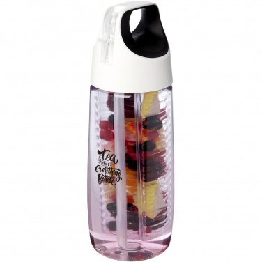 Logo trade ärikingi pilt: HydroFruit 700 ml taaskasutatud plastikust spordipudel koos keeratava kaane ja infusiooniga