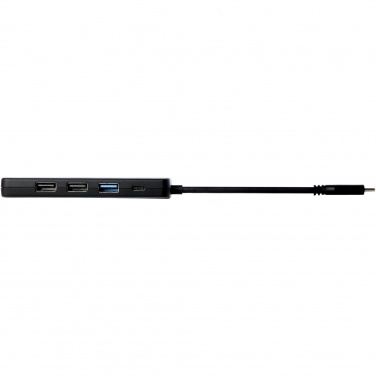 Logotrade ärikingi foto: Loop RCS taaskasutatud plastist multimeediumiadapter USB 2.0-3.0 HDMI-pordiga
