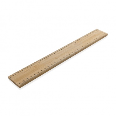Logo trade firmakingi pilt: Timbersoni eriti paks 30 cm kahepoolne bambusest joonlaud