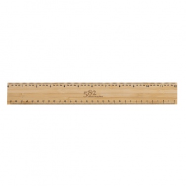 Logotrade firmakingid pilt: Timbersoni eriti paks 30 cm kahepoolne bambusest joonlaud