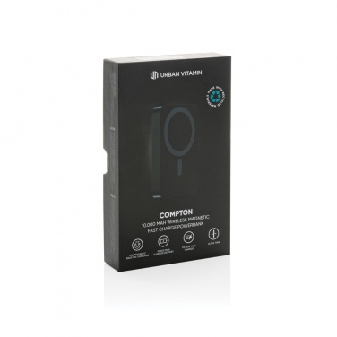 Logotrade ärikingid pilt: Urban Vitamin Compton RCS plastist/alumiinium 10 000 mah akupank