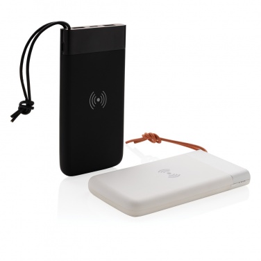 Logo trade reklaamkingi pilt: Aria 8000 mAh 5W juhtmevaba laadimise akupank