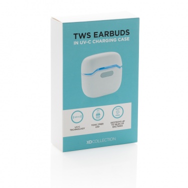 Logo trade ärikingid foto: TWS kõrvaklapid UV-C steriliseerivas laadimisümbrises