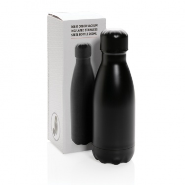 Logotrade reklaamtoote foto: Ühevärviline roostevabast terasest vaakumpudel 260ml