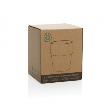 Logotrade reklaamtoote foto: Clark RCS kahe seinaga kohvitass 300ml