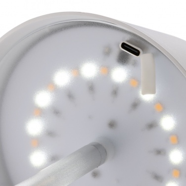 Logo trade reklaamtoote pilt: Pure Glow RCS usb-taaslaetav taaskasutatud plastikust laualamp