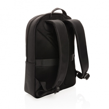 Logotrade firmakingituse foto: Swiss Peak deluxe PU sülearvuti seljakott PVC-vaba