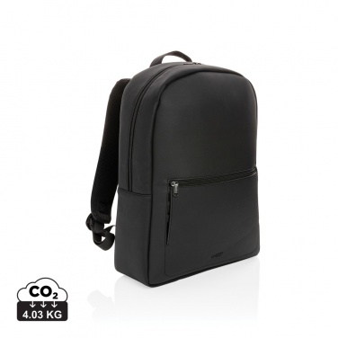 Logo trade reklaamtoote pilt: Swiss Peak deluxe PU sülearvuti seljakott PVC-vaba