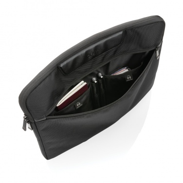 Logo trade reklaamkingituse pilt: Swiss Peak AWARE™ RPET Voyager 15,6-tolline sülearvuti ümbris