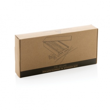 Logotrade meened pilt: Luksuslik mikado/doomino puidust karbis