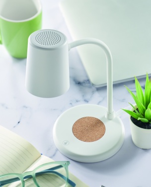 Logotrade firmakingituse foto: Juhtmeta laadija, lambikõlar