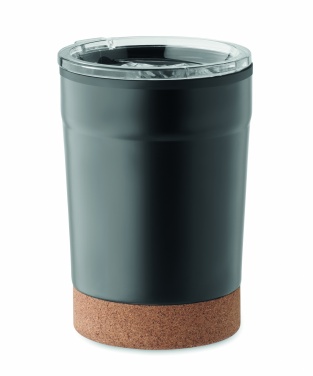 Logotrade meene foto: Topeltseinaga termoskruus, 300 ml, korgist alusega