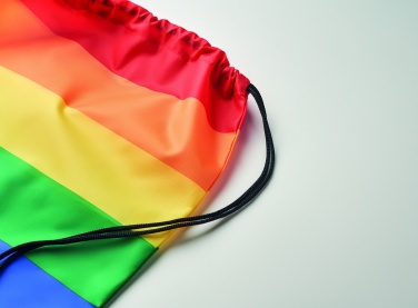 Logo trade meened foto: Rainbow RPET nööriga kott